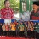 Foto Buyung Alamsyah (peci) anggota DPRD fraksi PKB dan Azmi (batik) anggota DPRD fraksi PDIP dan Sabar (batik peci) Kakon Bangun Rejo, (foto_kolase)