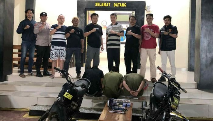 Polsek Pulau Panggung Bongkar Sindikat Pencurian, Tiga Pelaku Diringkus