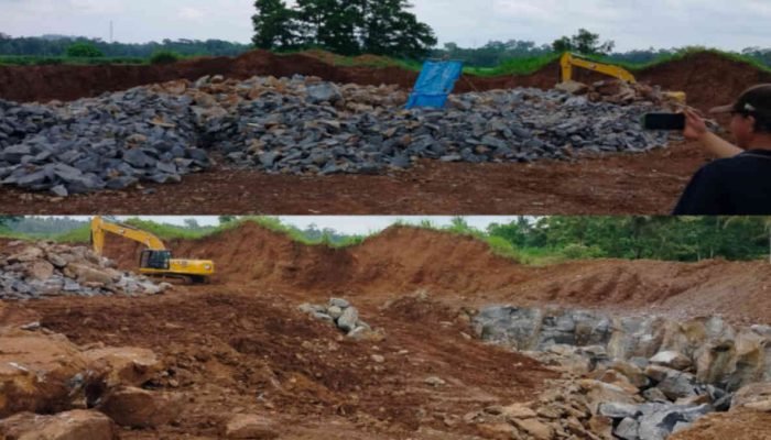 Diduga Tambang Ilegal PT Sarana Global Quarry di Sekampung Udik Dilaporkan ke Polda dan DLH Lampung