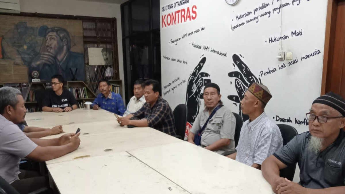 Korban Talangsari Lampung 1989 di Kantor KontraS Jakarta ((6/2/25)