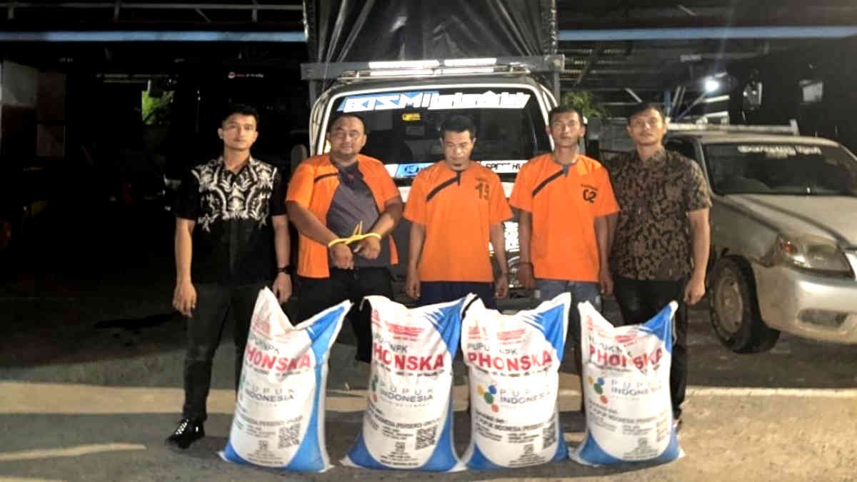 Selewengkan Pupuk Subsidi warga Lampung ditangkap di Indragiri Hulu - foto doc ist