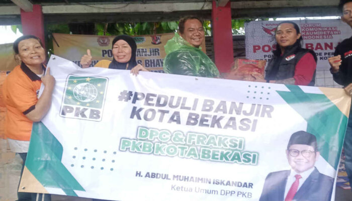 PKB Peduli Korban Banjir Bekasi, Salurkan Bantuan Makanan dan Obat-obatan