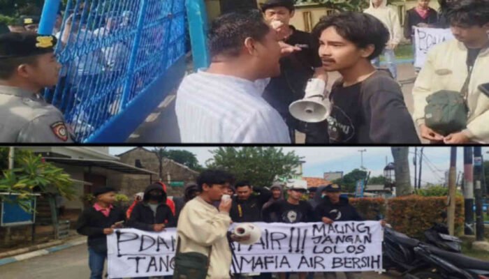 Geruduk PDAM Tirta Patriot, Mahasiswa Serukan Tangkap Mafia Air Bersih