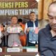 Konfrensi ungkap kasus penangkapan pelaku perampokan di Lampung Tengah, Senin 24 Maret 2025 - foto doc