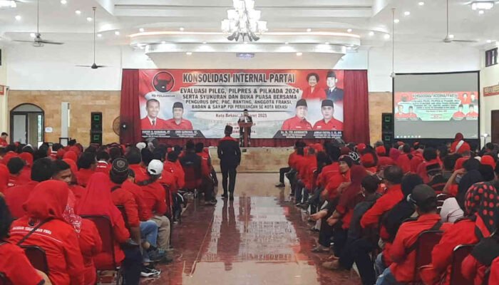 DPC PDI Perjuangan Kota Bekasi Gelar Konsolidasi dan Evaluasi Pemilu 2024