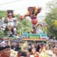 Perayaan pawai Ogoh-ogoh meriah di Pura Agung Tirta Bhuana Kota Bekasi sambut perayaan Nyepi. Terlihat hadir Forkompinda,