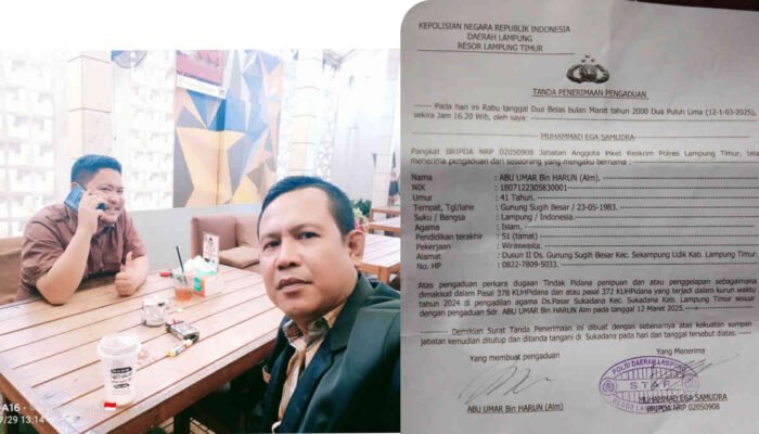 Oknum Pengacara di Kota Metro Dilaporkan Rekan Kerja ke Polisi