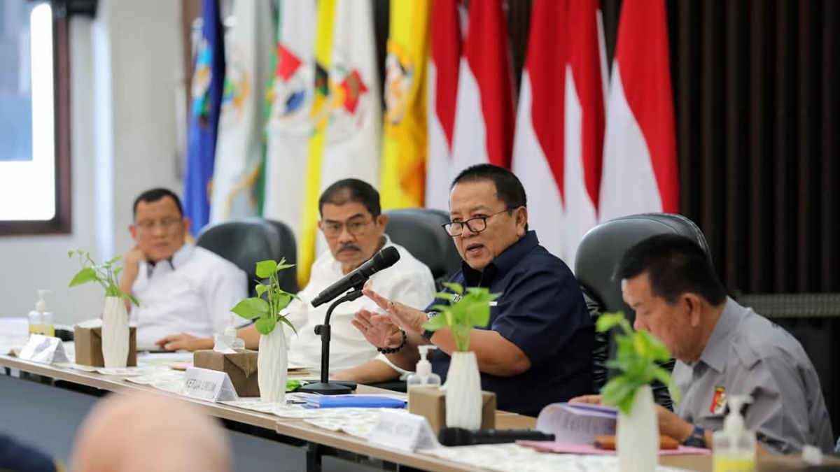 KONI Pusat resmi menerima pengunduran diri Arinal Djunaidi sebagai Ketua KONI Lampung, dengan menunjuk Sekum sebagai Plt, Kamis 24 April 2025 - foto doc Ist