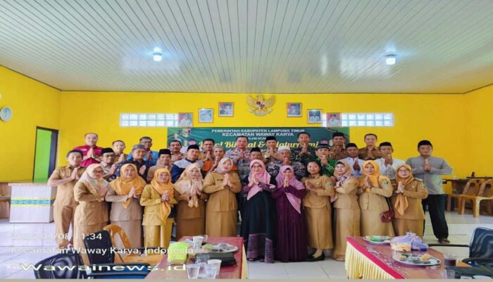 Hari Pertama Kerja, Kecamatan Waway Karya Gelar Halalbihalal