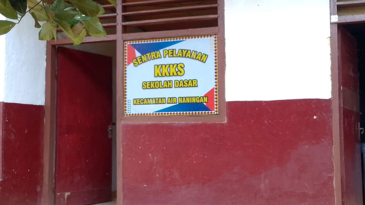 Foto: Sentra pelayanan Kelompok Kerja Kepala Sekolah (K3S) Kecamatan Air Naningan, Kabupaten Tanggamus, Lampung.