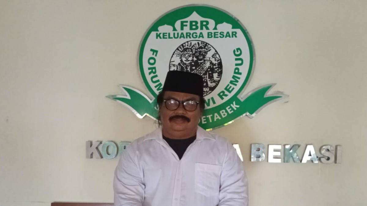 Novel Said Ketua FBR Korwil Kota Bekasi kecam nama organisasinya dikaitkan dengan kasus pemukul di RS Mitra Bekasi Barat - foto Budi Nugroho