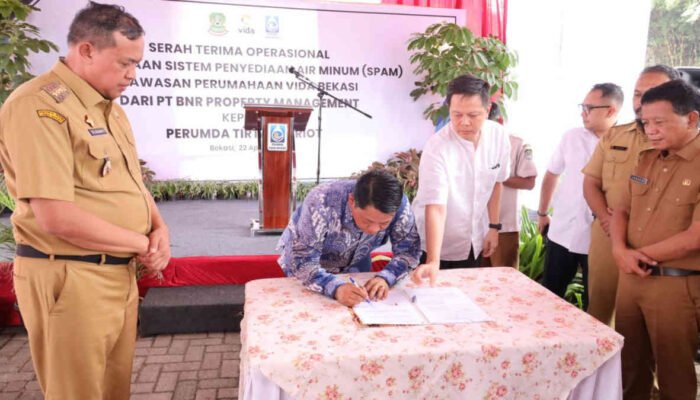 SPAM Vida Bantargebang Dialihkan ke Perumda Tirta Patriot, Siap Layani 600 Warga