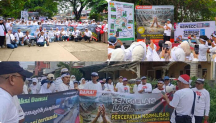 Ribuan Warga Bojongkulur Desak Percepatan Normalisasi Sungai Cileungsi-Cikeas