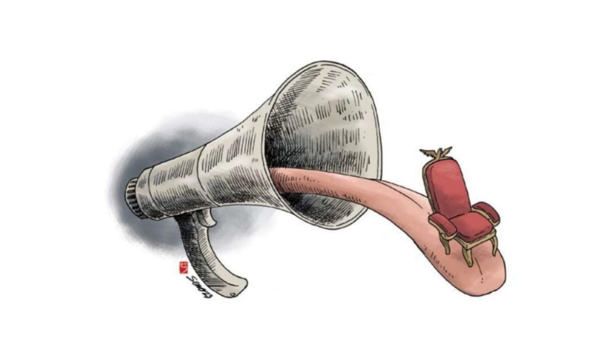 Foto ilustrasi corong politik kepala daerah