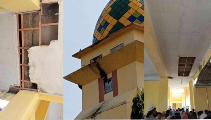 Gedung Islamic Center Lampung Timur Memprihatinkan Ada Sarang Tawon Madu, CJH Was-was!