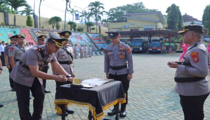 6 Pejabat Utama Polres Tanggamus Berganti, Dua Perwira Jadi Wakapolres