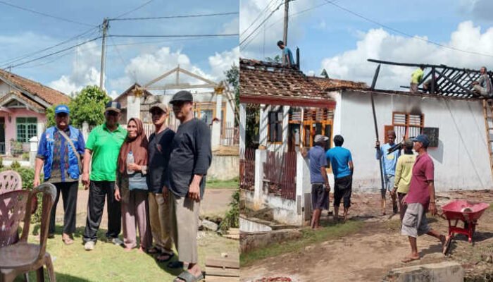 Rumah Janda di Pugung Kebakaran, Pemadaman dengan Alat Seadanya!
