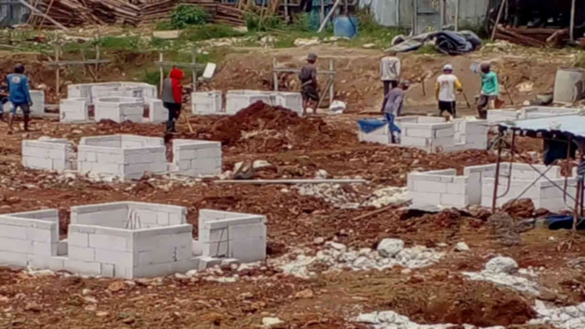 Penampakan kekinian di lokasi rencana bangunan gedung utama Pasar Kranji- foto diambil 7 Mei 2025 - doc ist