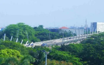 Suasana penghijauan di Kota Bekasi