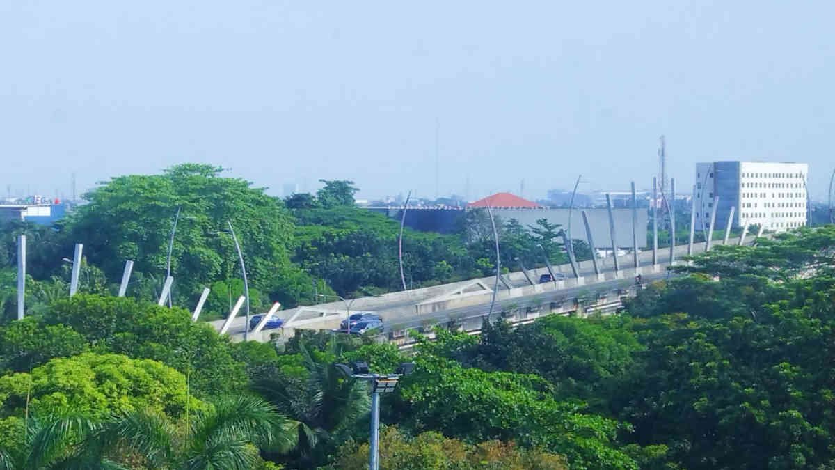 Suasana penghijauan di Kota Bekasi