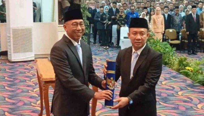 Marindo Resmi Jabat Sekdaprov Lampung Termuda Sepanjang Sejarah