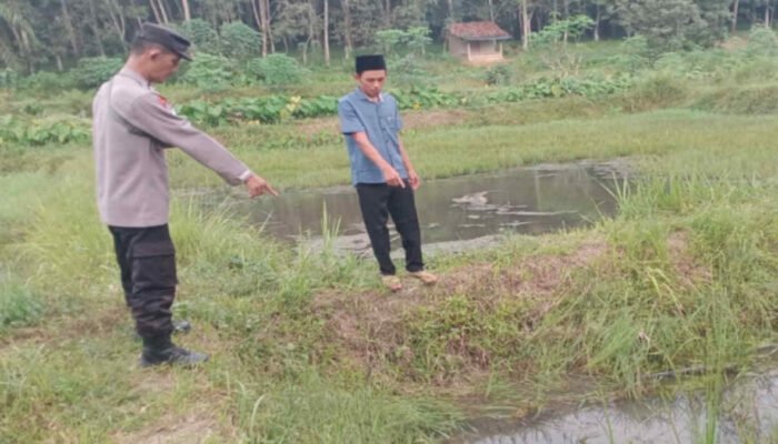 Tragis! Warga Sridadi Tewas Telungkup di Pinggir Kolam Ikan