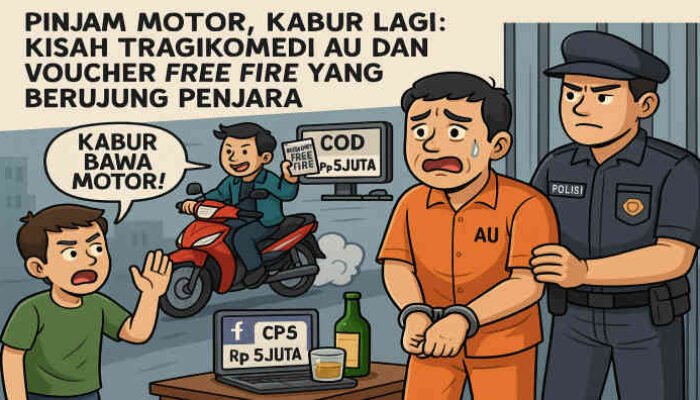 Modus Pinjam Motor Tak Kembali, Warga Bumi Waras Akhir Berakhir di Jeruji Besi