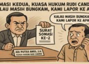 Somasi Kedua, Kuasa Hukum Rudi Candra: Kalau Masih Bungkam, Kami Lapor ke APH!
