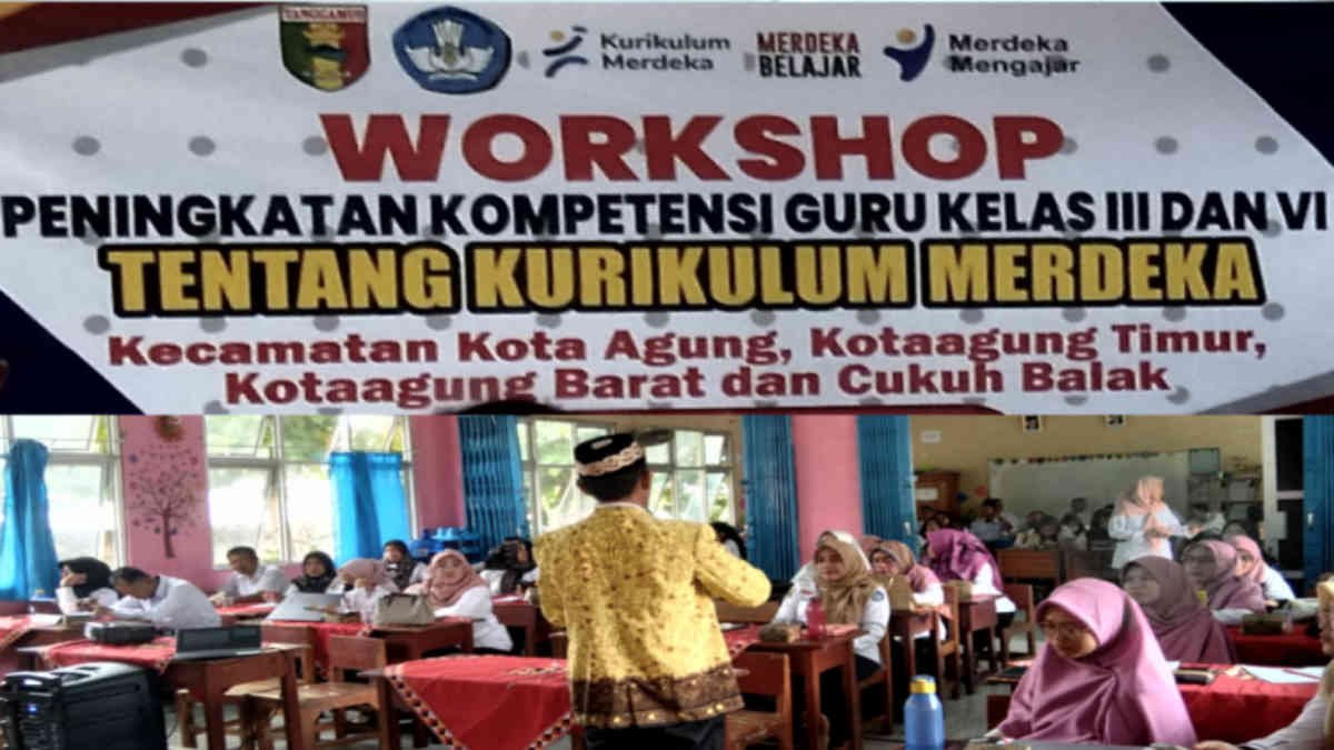 Foto: Sejumlah guru SD mengikuti workshop tentang kurikulum merdeka, pada 11 sampai 13 Juni 2025