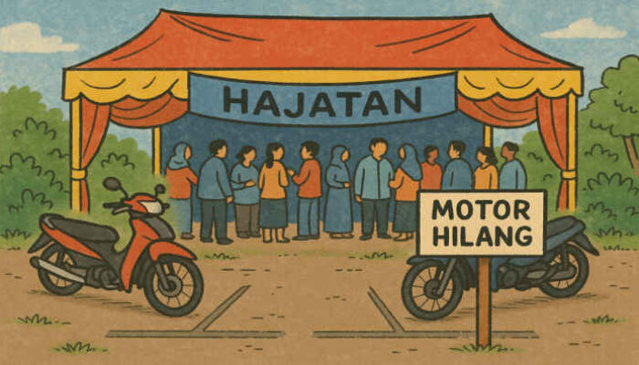 Dua Motor Raib Saat Prosesi Adat di Gunung Sugih Besar, Kok Bisa?