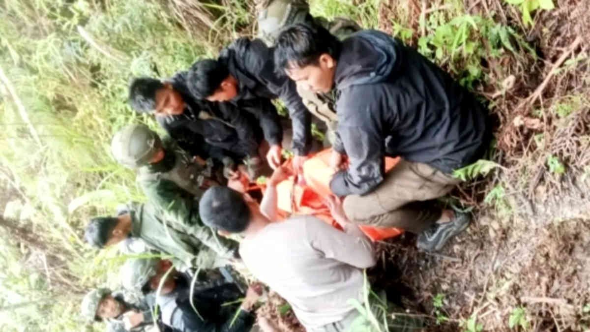 Foto: Pentolan Kelompok Kriminal Bersenjata (KKB), Enos Tipagau, dalam kontak tembak di Kampung Baitapa, Distrik Sugapa, Kabupaten Intan Jaya, Sabtu pagi (5/7/2025).