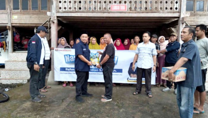 Peduli Korban Banjir, NasDem Salurkan Bantuan ke Dua Pekon di BNS Tanggamus