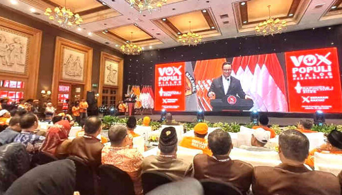 Rapimnas Gerakan Rakyat, Anies Baswedan Sindir Absennya Presiden di Forum Dunia