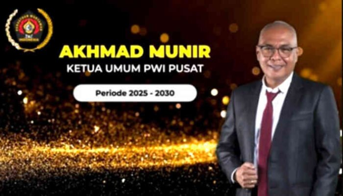 Akhmad Munir Jadi Ketua Umum PWI 2025–2030: “Dari Kantor Berita ke Kantor Wartawan”
