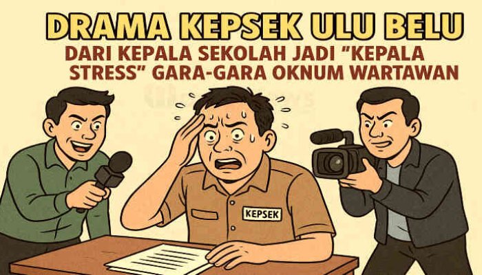 Drama Kepsek di Ulu Belu Tanggamus, Dari Kepala Sekolah Jadi ‘Kepala Stress’ Gara-Gara Oknum Wartawan
