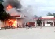 Drama Motor Terbakar di SPBU Tanggamus! Untung APAR Bekerja, Bukan Aparat
