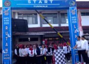 Semarak Jalan Sehat HUT RI ke-80, Lapas dan Rutan Kota Agung Gandeng BNN Tanggamus