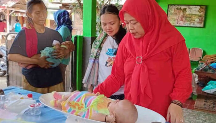 Optimalisasi Layanan Kesehatan, Posyandu Cempaka 2 RT 005 Jakasetia Sisir Bumil dan Balita