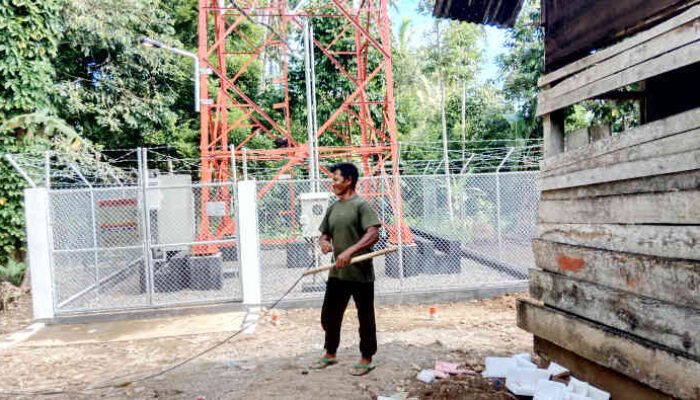 Tower Bodong di Campang Tiga Izin Nggak Ada, Sewa Lahan Rp90 Juta Pun Raib Diduga Masuk Kantong Kakon!