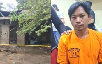 Penjual Somay Bunuh Pegawai Koperasi di Natar, Pelaku Sudah Tertangkap, Rumahnya Dibakar Warga