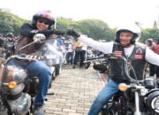 Sambut HUT RI ke-80 Mas Wali dan Bang Wawali Gaspol Bareng Ratusan Moge