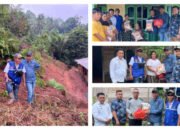 Ketua Bersama Anggota DPRD Tanggamus Tinjau Lokasi Longsor, Serahkan Bantuan dan Dorong Penanganan Cepat