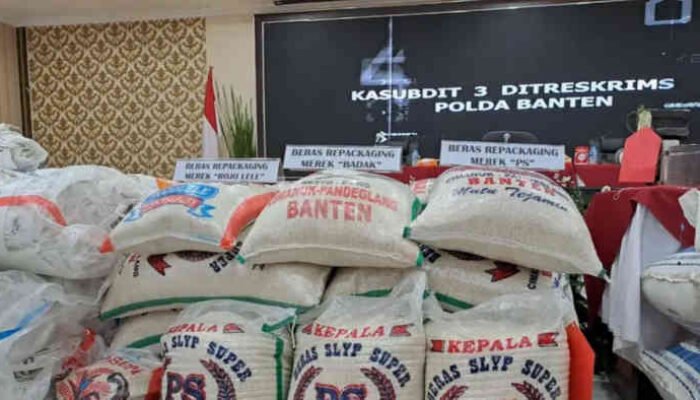 Polisi Bongkar “Chef Beras Oplosan” di Serang, Resep Rahasia Ternyata Sudah 10 Tahun