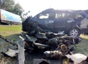 Kecelakaan Maut Innova vs Motor di Lampung Timur, Ibu dan Anak Tewas, Pengendara Motor Kritis