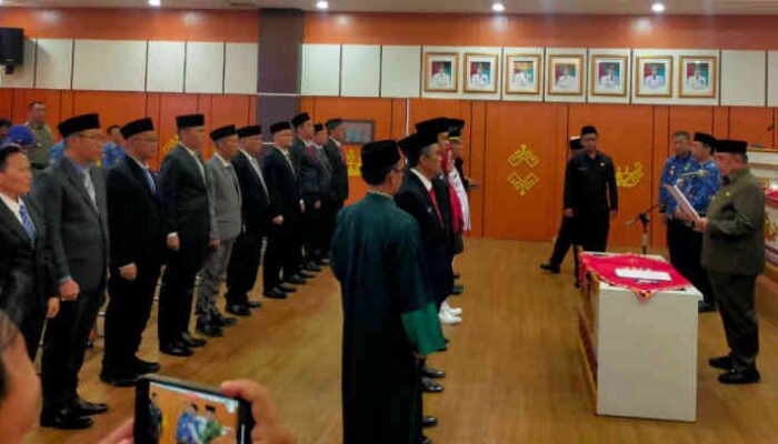 Bupati Tanggamus Lantik 21 Pejabat, Kadis PUPR Jadi Kabid Peternakan