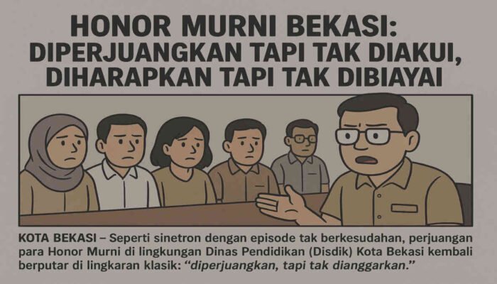 Honor Murni di Bekasi: Diperjuangkan Tapi Tak Diakui, Ibarat WiFi Mau Pakai Ogah Bayar Tagihan