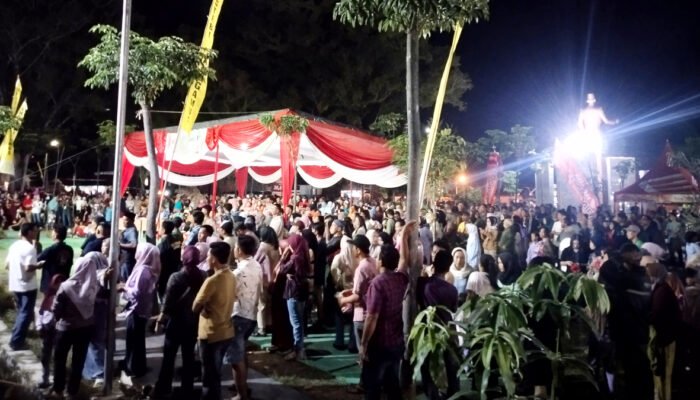 Liga Dangdut 4 Tanggamus Pecah Malam Ini! Lautan Manusia Padati Taman Soekarno