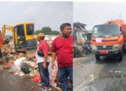 Gunungan Sampah di Belakang Proyek Revitalisasi Pasar Kranji Akhirnya Bersih