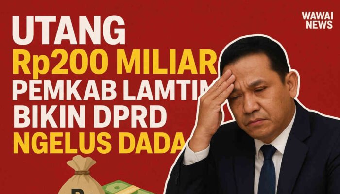 Rencana Utang Rp200 Miliar Pemkab Lamtim Bikin DPRD Ngelus Dada: “Bayarnya Pakai Apa, Doa?”