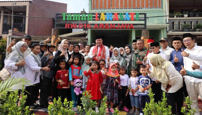 Mas Tri Resmikan Taman Larasati, Wujud Komitmen Bekasi Perluas Ruang Hijau